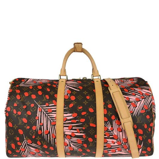 Louis Vuitton Monogram Keepall Bandouliere 50 Duffle Bag