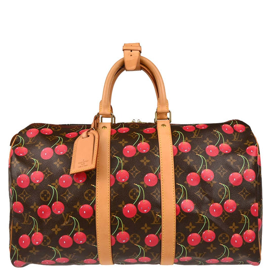 Louis Vuitton 2005 Monogram Cherry Keepall 45 Duffle Handbag Style 2