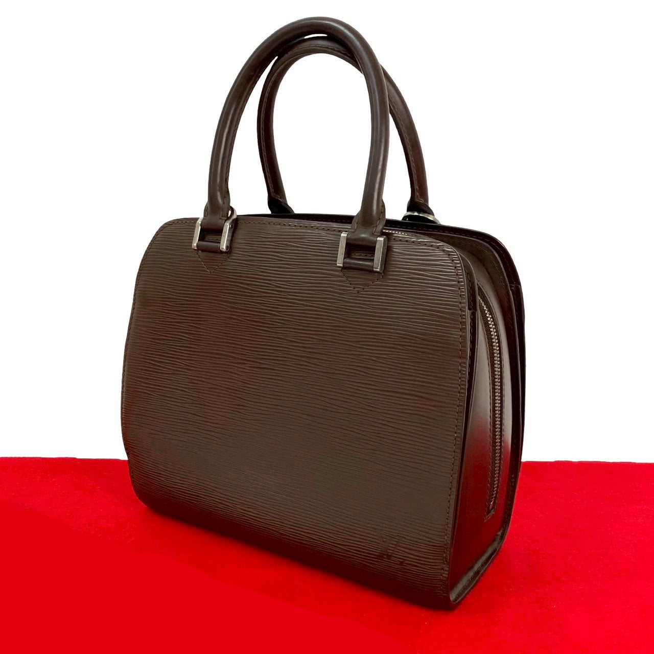 Louis Vuitton Epi Ponneuf Leather Brown Handbag