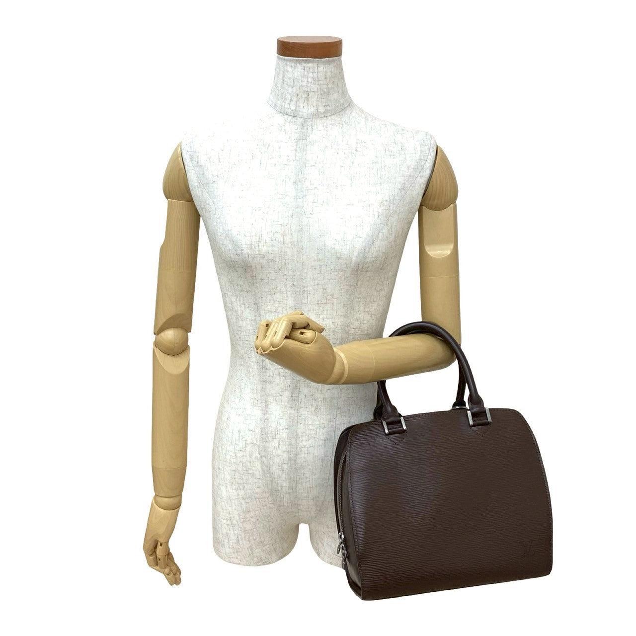 Louis Vuitton Epi Ponneuf Leather Brown Handbag