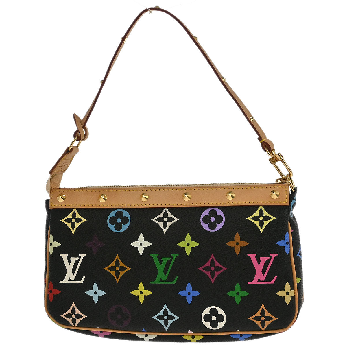 Louis Vuitton Black Multicolor Pochette Accessoires M92648