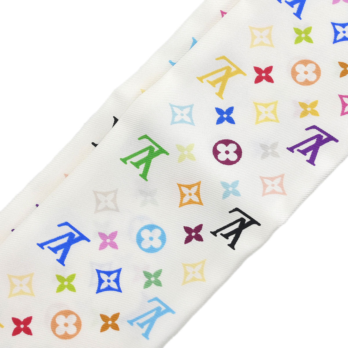 Louis Vuitton White Multicolor Bandeau Scarf