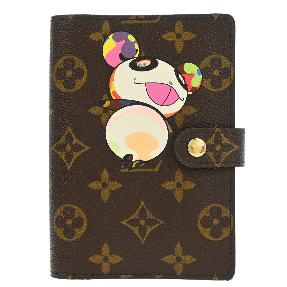 Louis Vuitton Monogram Panda Agenda PM Note Book Cover Fashion Accessory