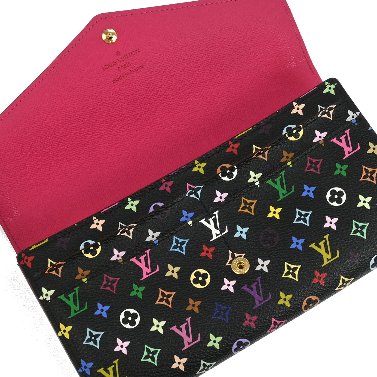Louis Vuitton 2014 Multicolor Portefeuille Sarah Wallet