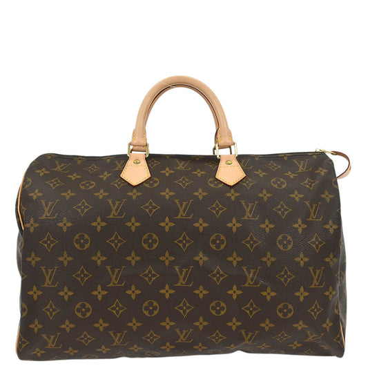 Louis Vuitton Monogram Speedy 40 Duffle Handbag