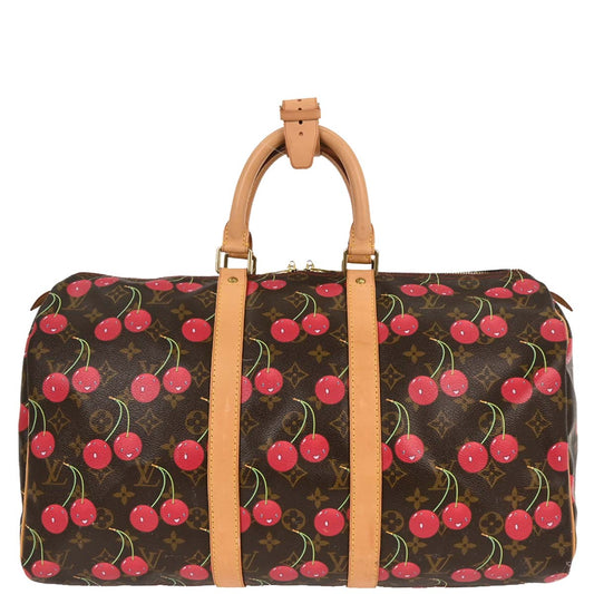 Louis Vuitton 2005 Monogram Cherry Keepall 45 Duffle Handbag Style 3
