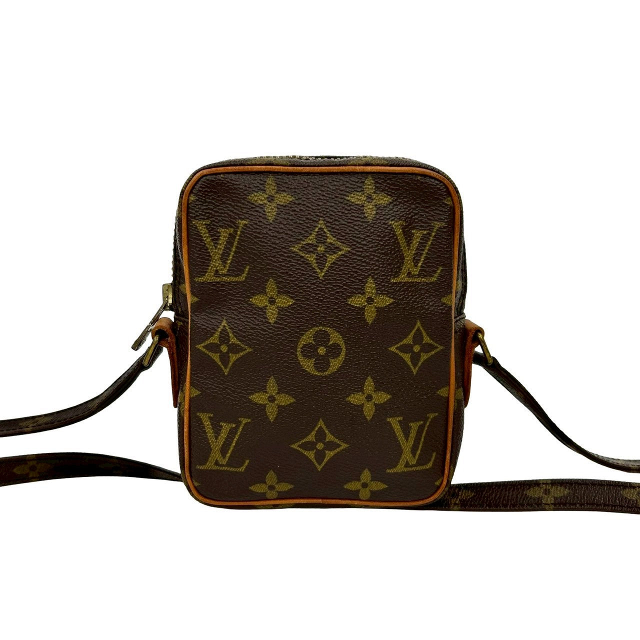 Louis Vuitton Danube Monogram Leather Brown Mini Shoulder Bag