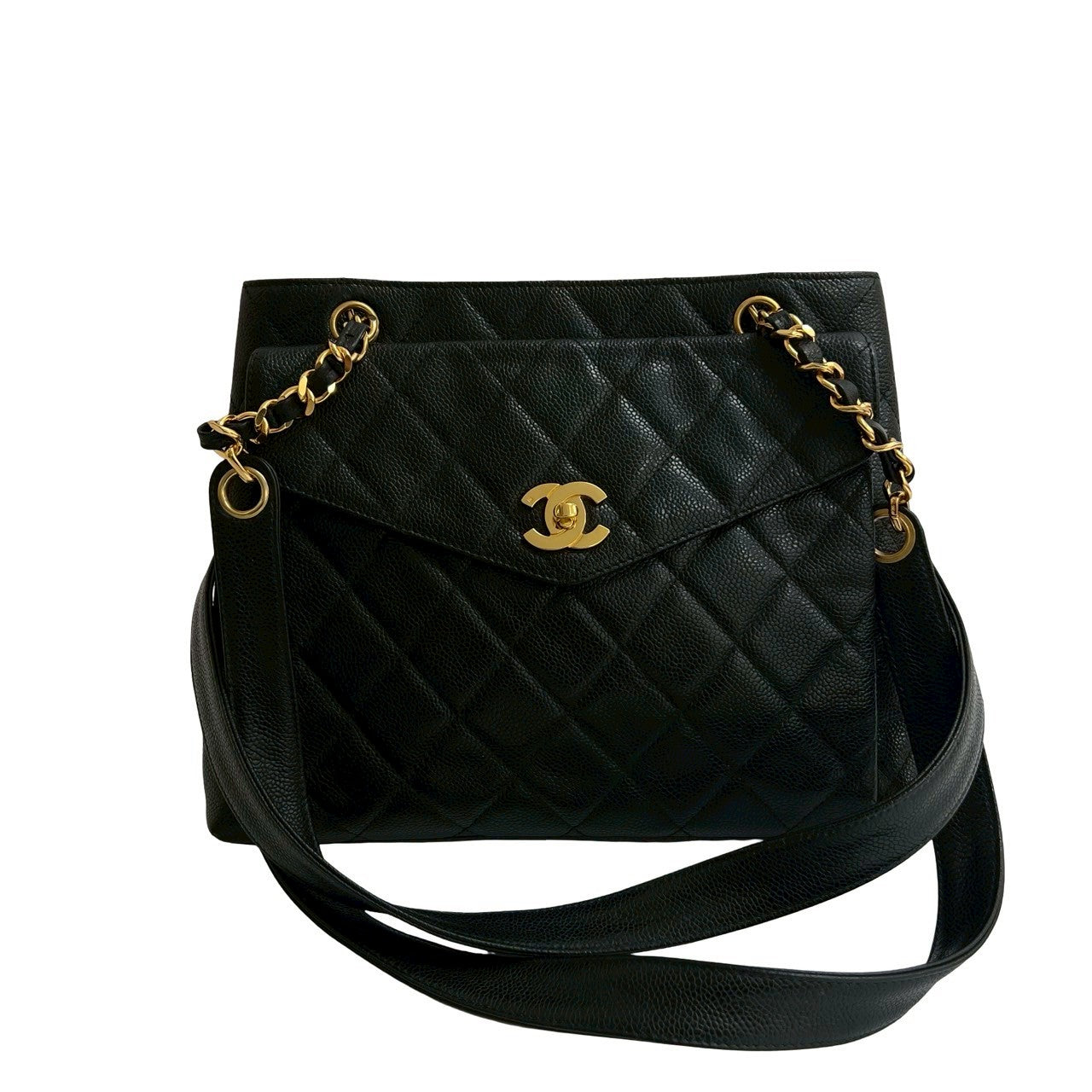 Chanel Matt caviar skin Matrasse Black Shoulder Bag 20250918Mnd258 6