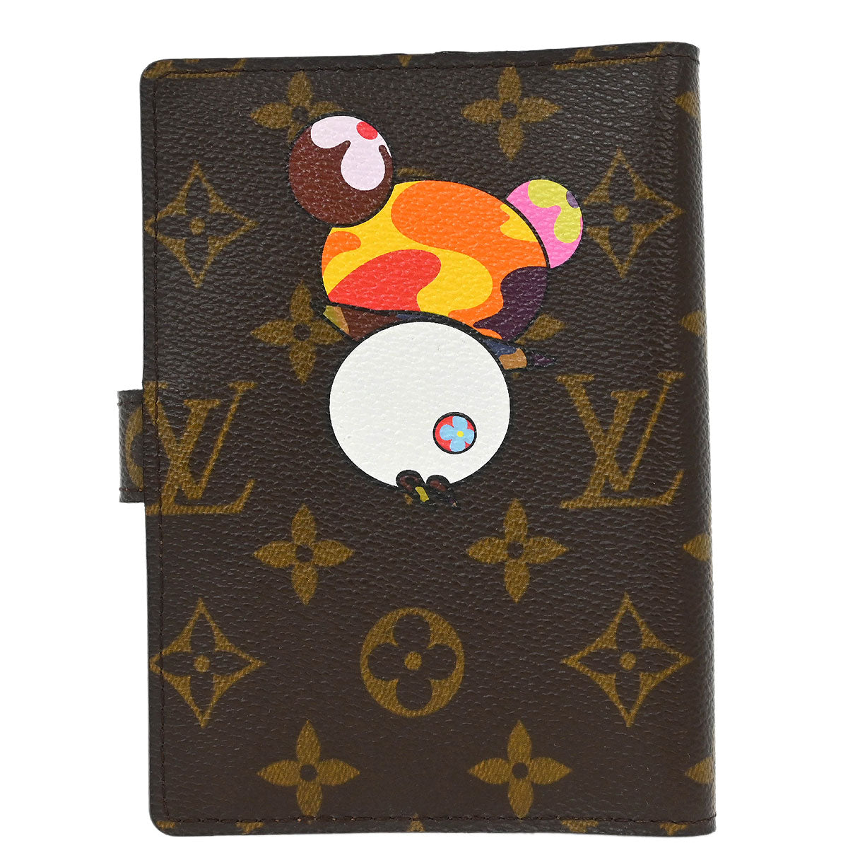 Louis Vuitton Monogram Panda Agenda PM Note Book Cover Fashion Accessory Style 2