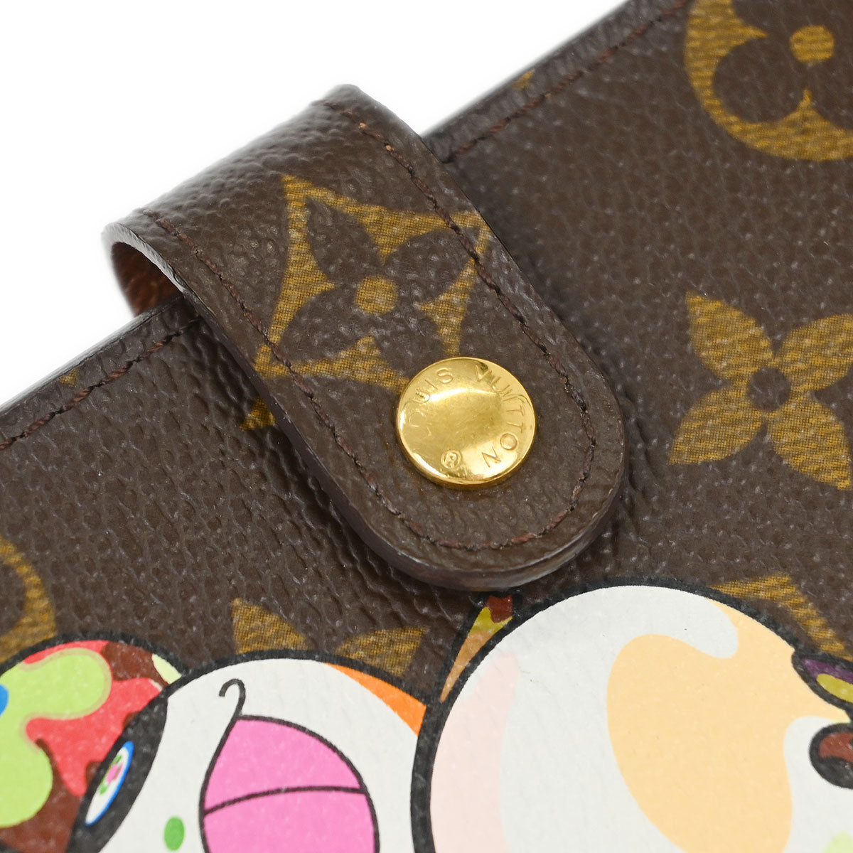 Louis Vuitton Monogram Panda Agenda PM Note Book Cover Fashion Accessory Style 2