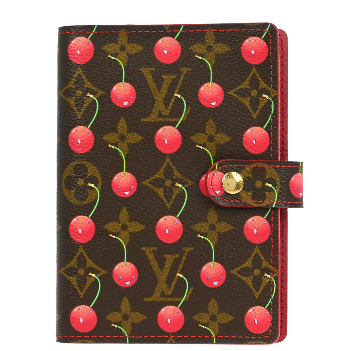 Louis Vuitton 2005 Monogram Cherry Agenda PM Note Book Cover Fashion Accessory
