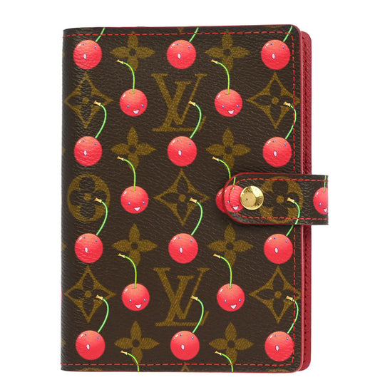 Louis Vuitton 2005 Monogram Cherry Agenda PM Note Book Cover Fashion Accessory