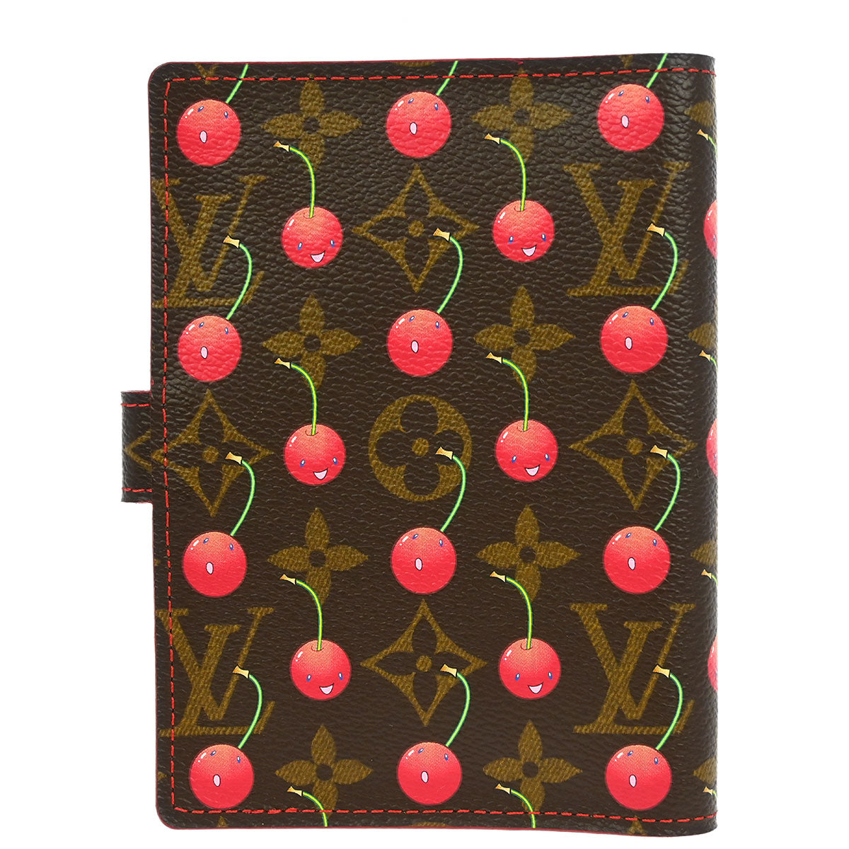 Louis Vuitton 2005 Monogram Cherry Agenda PM Note Book Cover Fashion Accessory