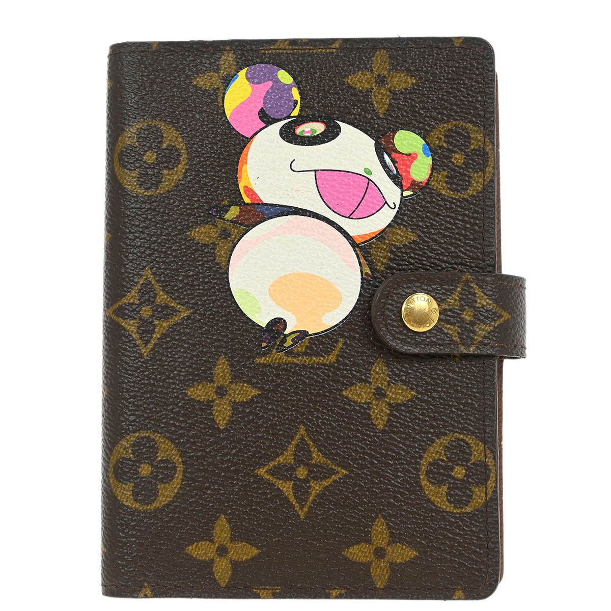 Louis Vuitton Monogram Panda Agenda PM Note Book Cover Fashion Accessory Style 3