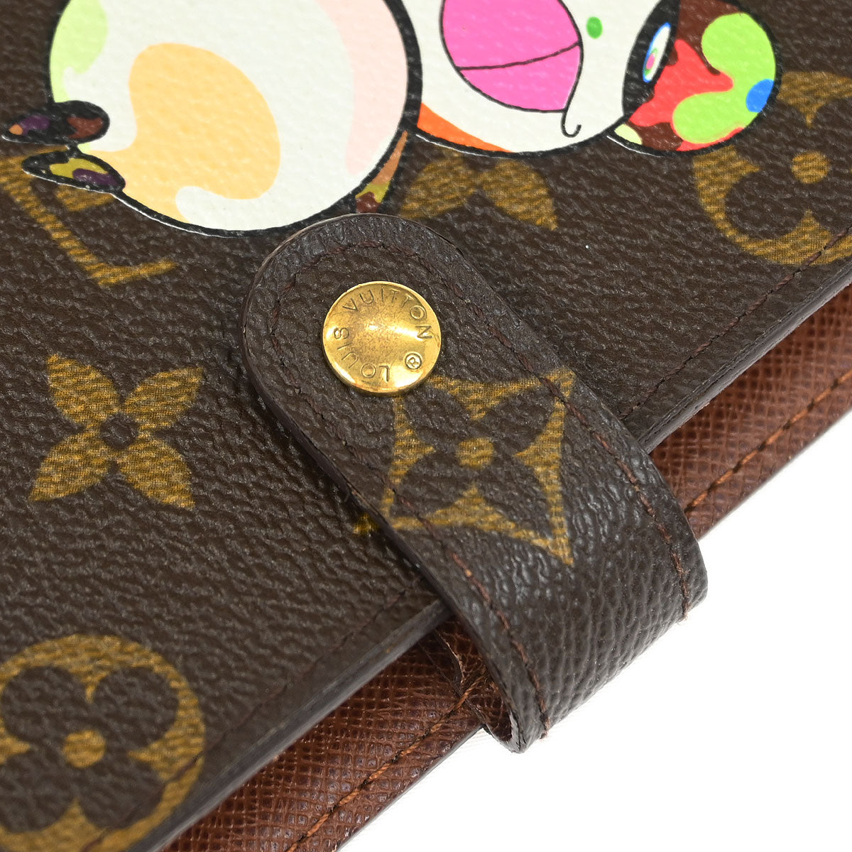 Louis Vuitton Monogram Panda Agenda PM Note Book Cover Fashion Accessory Style 3