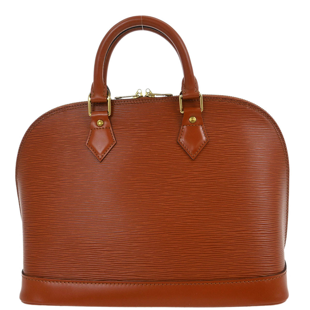 Louis Vuitton 1998 Brown Epi Alma Handbag M52143
