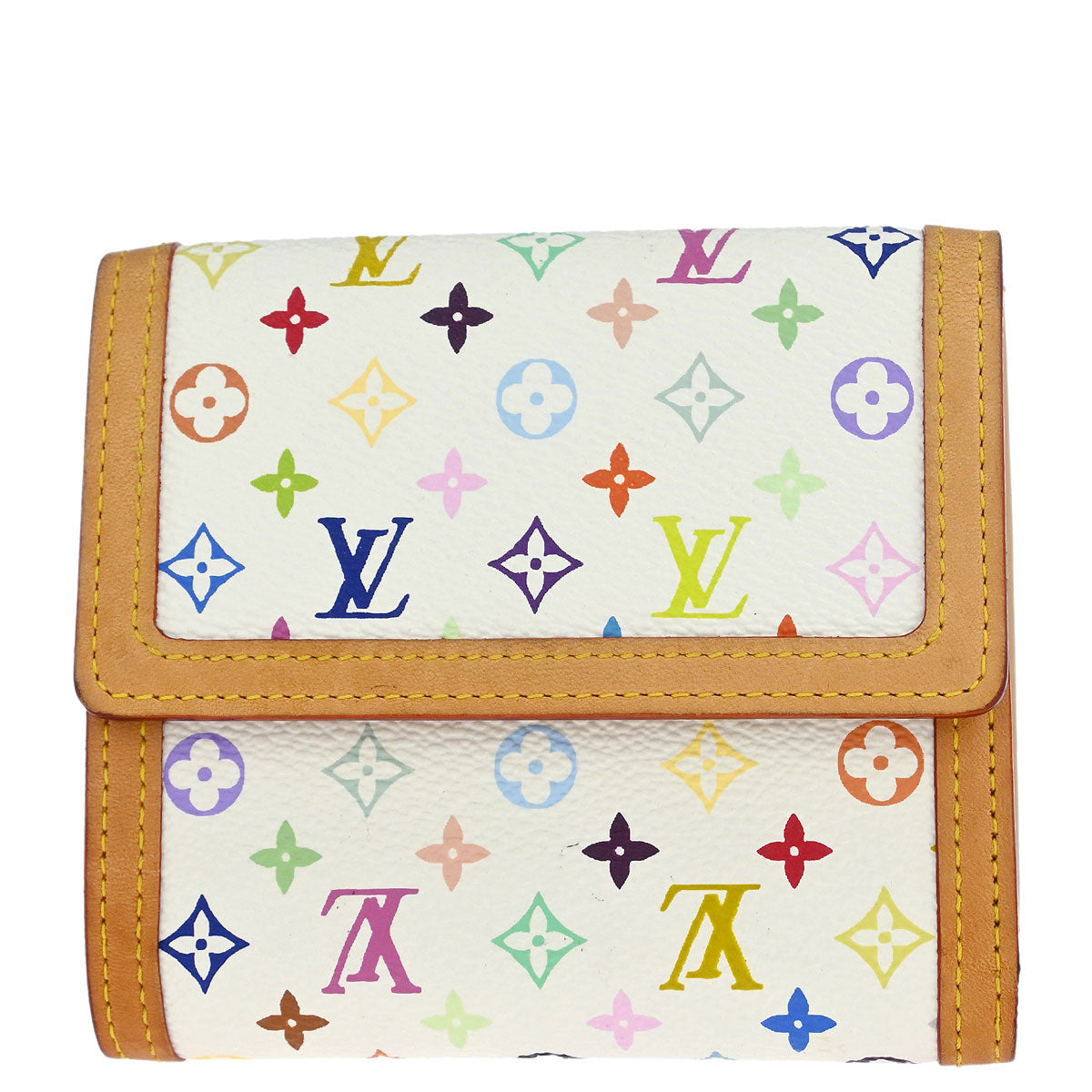 Louis Vuitton Multicolor Porte Monnaie Billet Cartes Credit Wallet