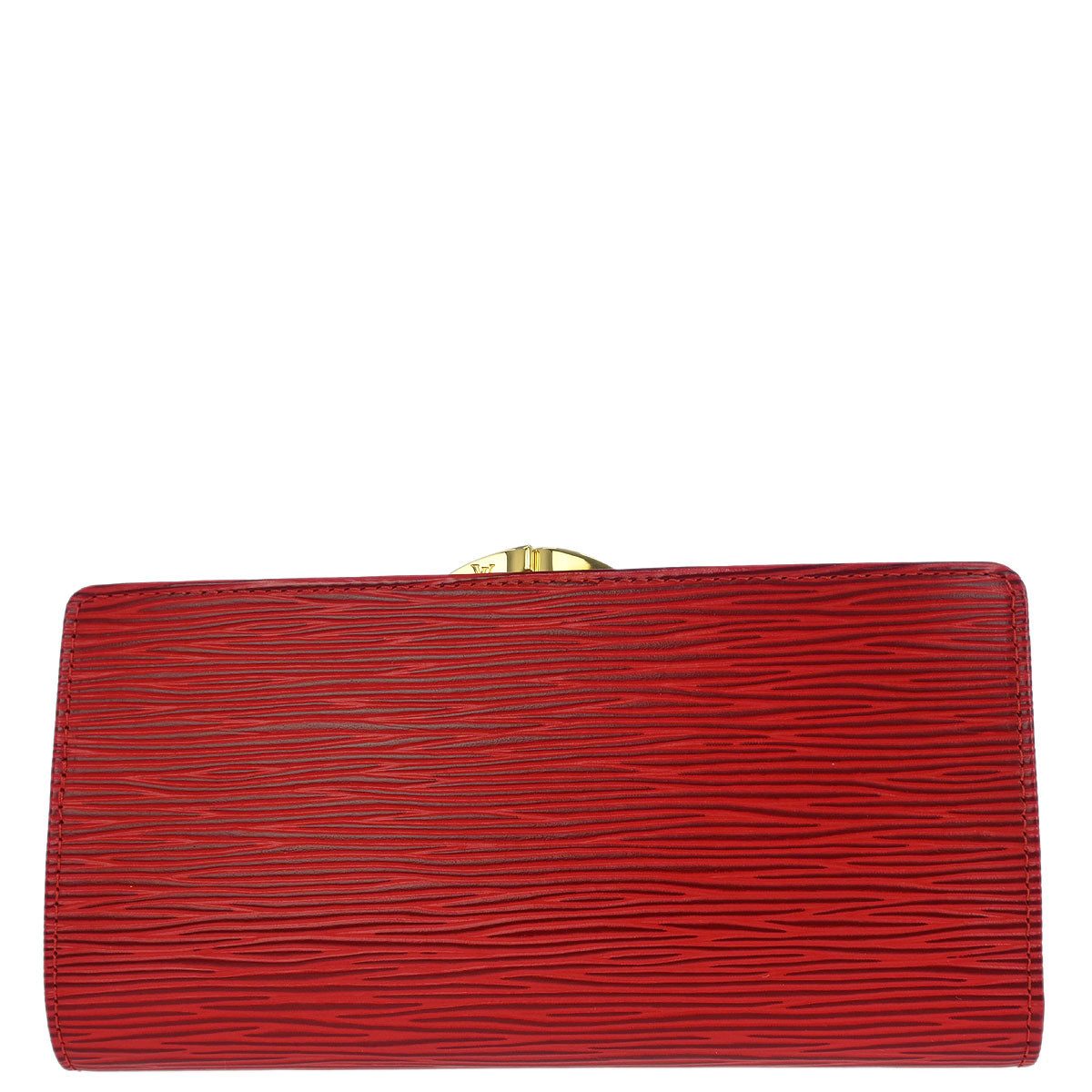 Louis Vuitton Red Epi Continental Viennois Long Wallet