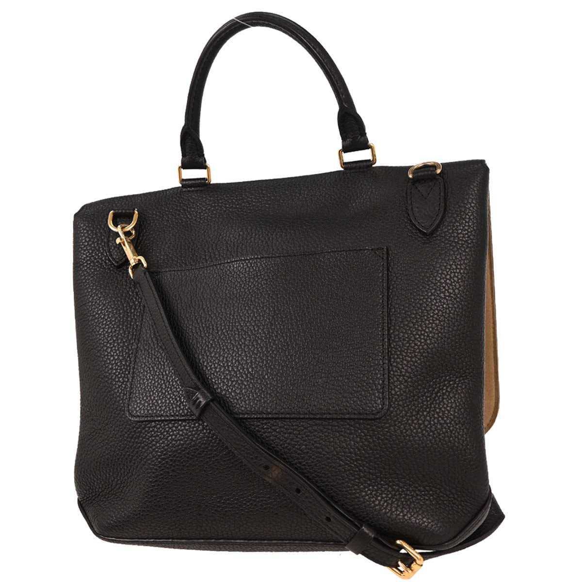 Louis Vuitton 2015 Black Taurillon Volta 2way Shoulder Handbag M50255