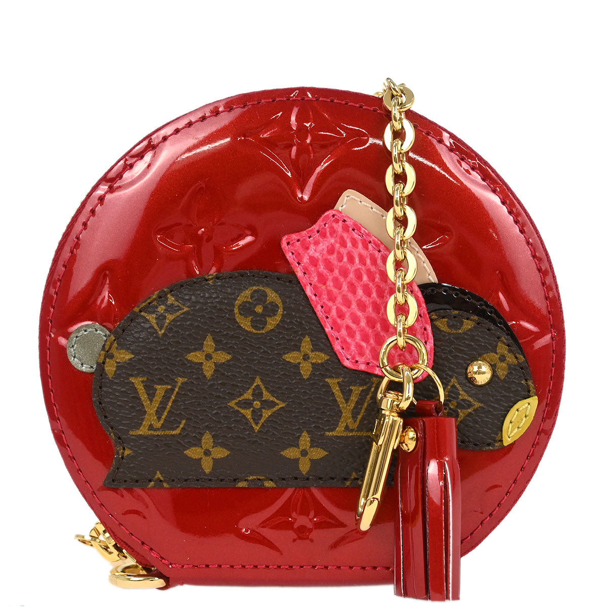 Louis Vuitton * Vernis Python Porte Monnaie Lapin Purse Wallet