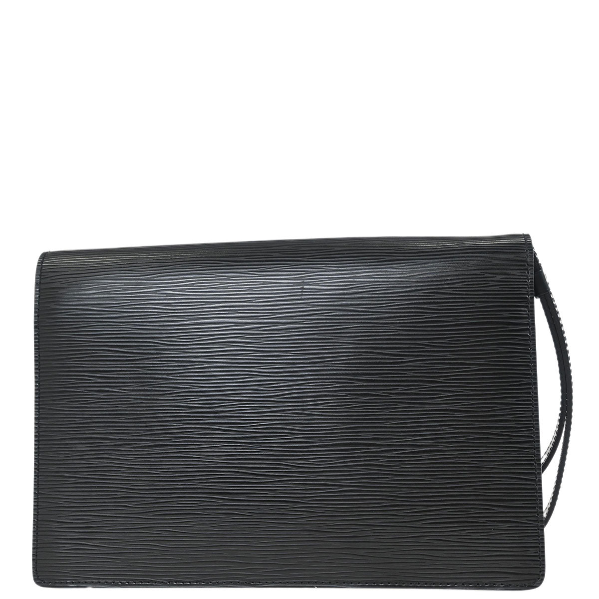 Louis Vuitton 2012 Black Epi Pochette Sellier Dragonne Clutch M52762