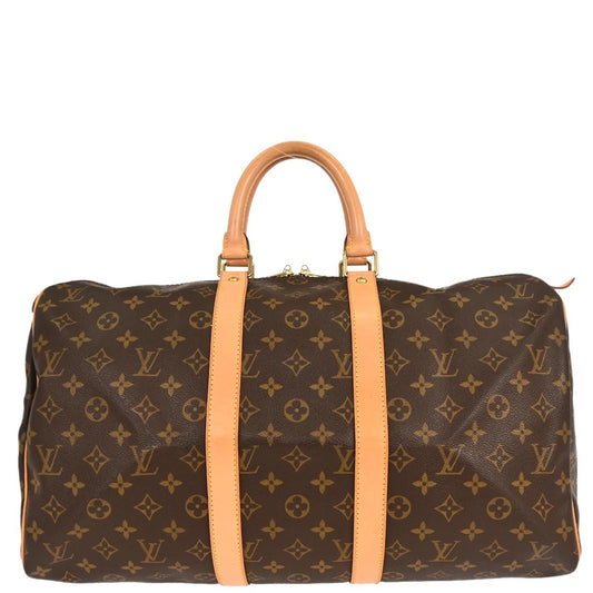 Louis Vuitton 2002 Monogram Keepall 45 Travel Handbag
