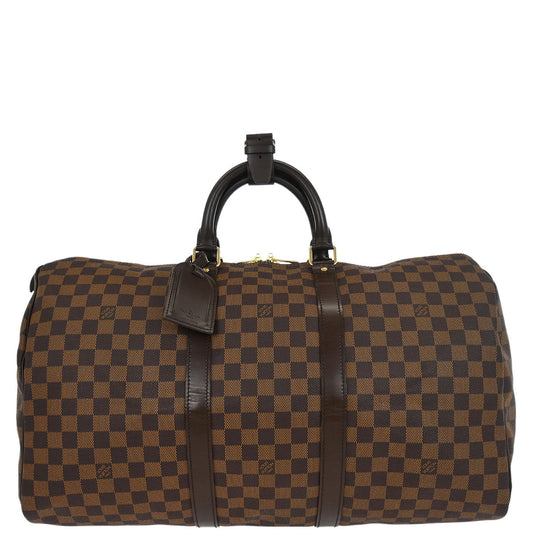 Louis Vuitton 2007 Damier Keepall 50 Travel Duffle Handbag