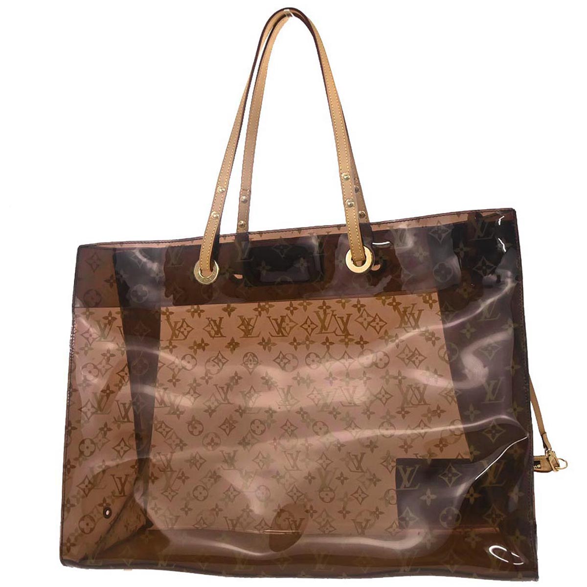Louis Vuitton 2000 Monogram Vinyl Cabas Cruise Tote Bag M50500