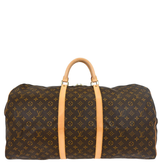 Louis Vuitton 2002 Monogram Keepall 60 Duffle Bag