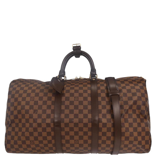 Louis Vuitton 2006 Damier Keepall Bandouliere 55 Duffle Bag