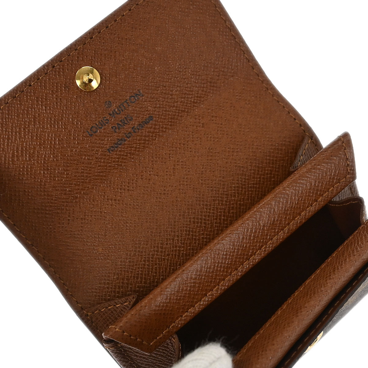 Louis Vuitton 2010 Monogram Porte Monnaie Plat Coin Case Wallet