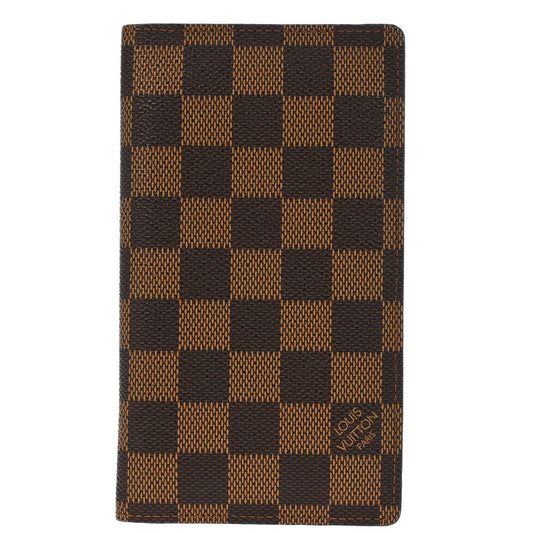Louis Vuitton 2003 Damier Agenda Poche Notebook Cover Fashion Accessory
