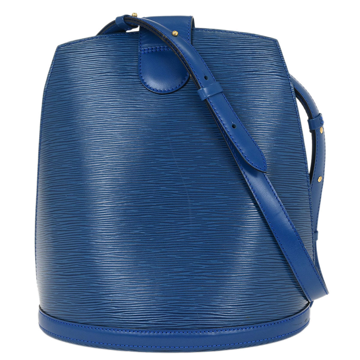 Louis Vuitton 1993 Blue Epi Cluny Shoulder Bag M52255