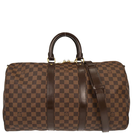 Louis Vuitton 2012 Damier Keepall Bandouliere 45 2way Shoulder Duffle Bag