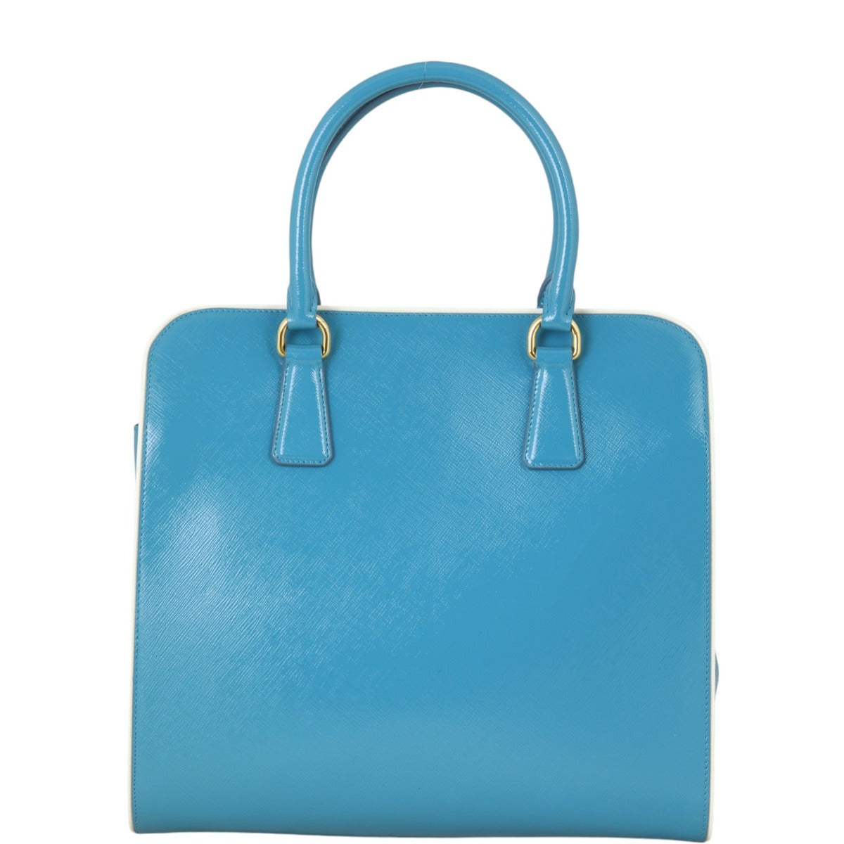 Prada Saffiano Vernice Pyramid Tote Handbag Tote Bag