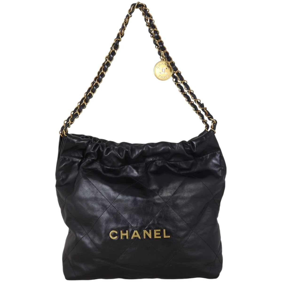 Chanel 22 Hobo Black Small Shoulder Bag