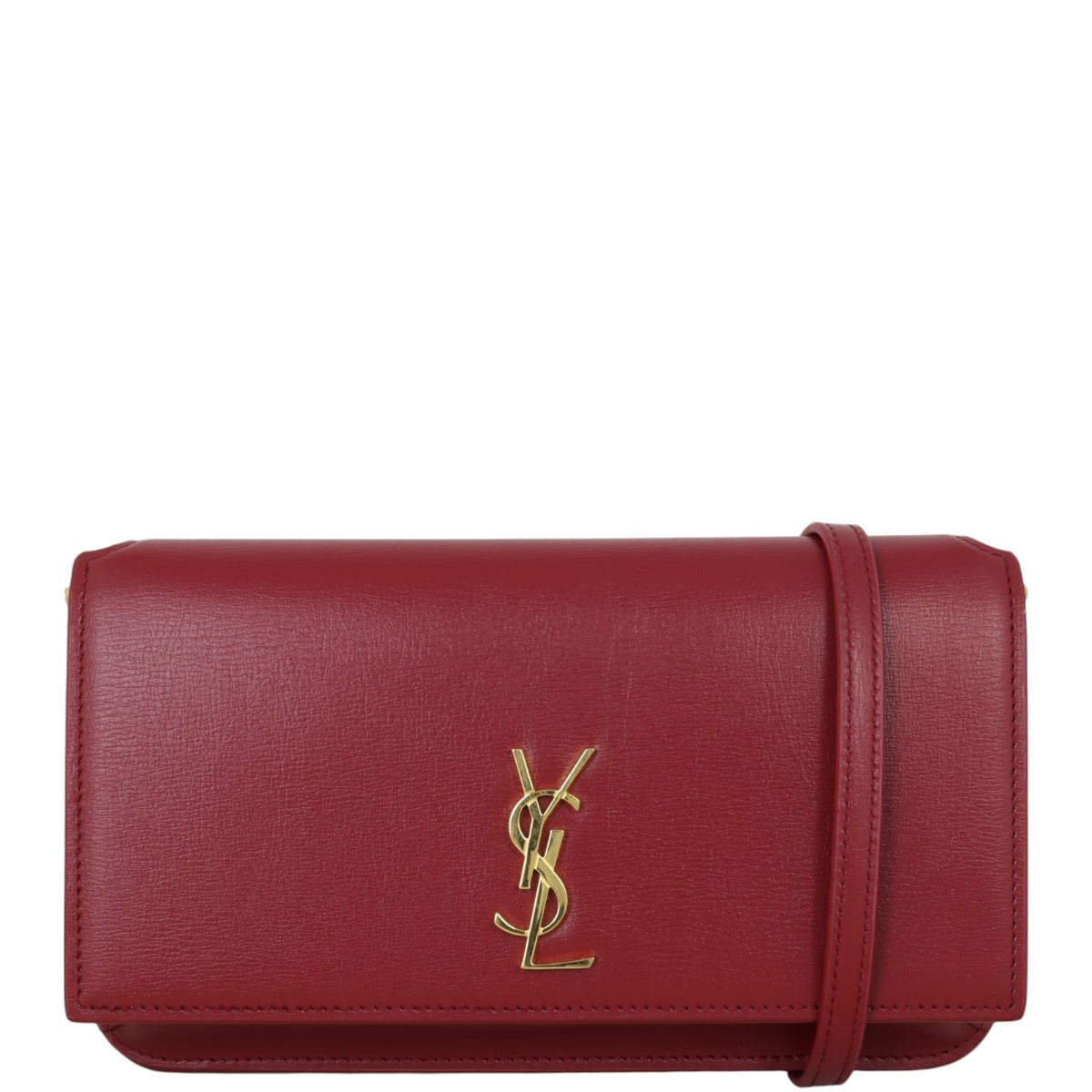 YSL Saint Laurent Cassandre Phone Holder On Travel Bag Chain