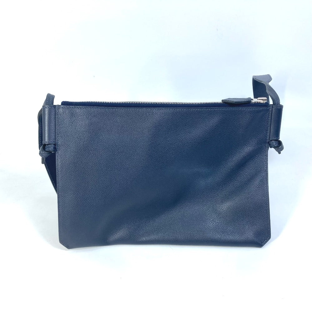 Hermes Shoulder Bag Ultrapla Gm Mens Leather Navy
