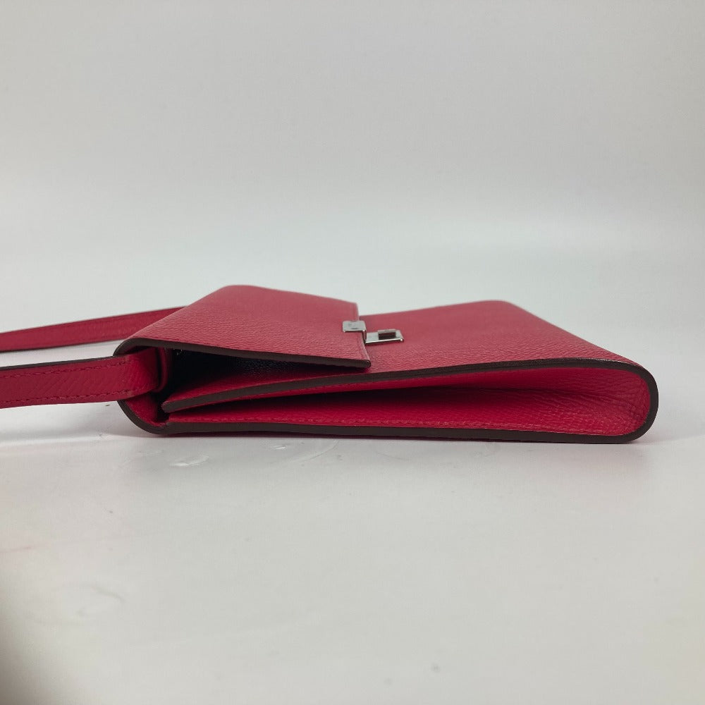 Hermes Shoulder Bag Epsom Bag Pochette Clic16 Pink