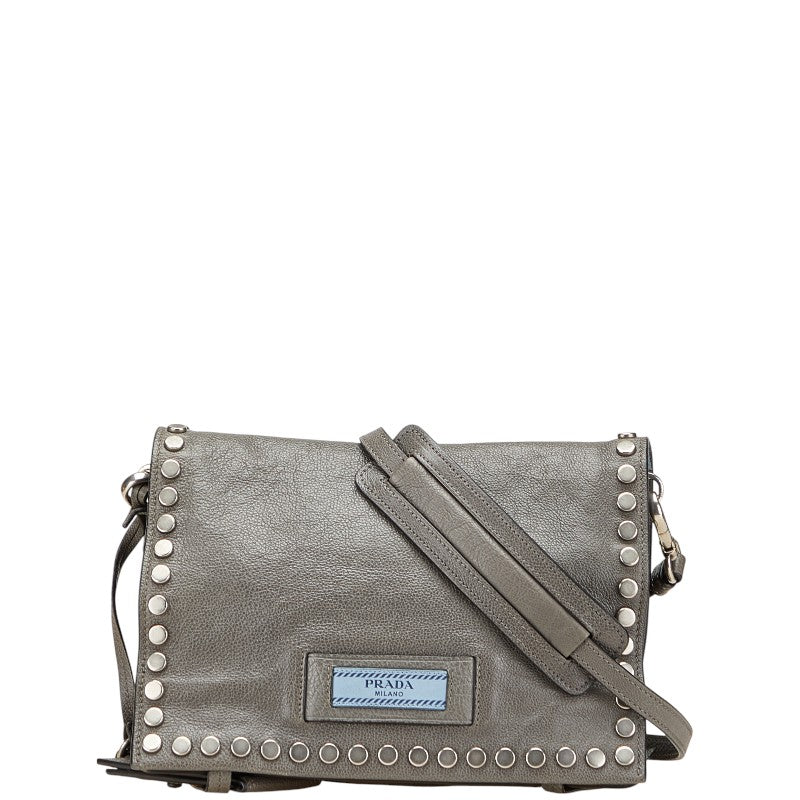 Prada Etiquette Shoulder Bag Leather