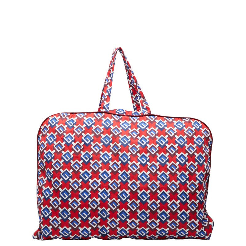 Gucci Geometric Linen Garment Bag Travel Bag