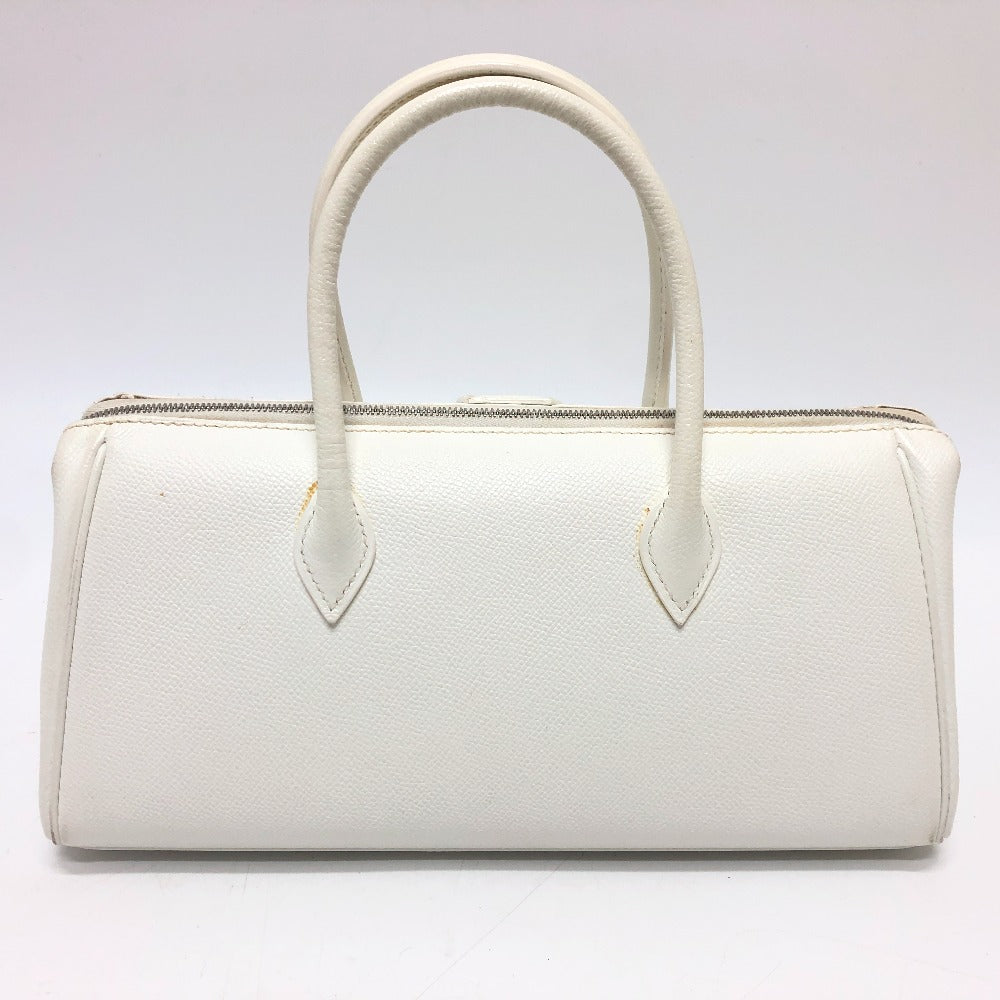 Hermes Handbag Epsom Pararibbe Bay White Travel Bag