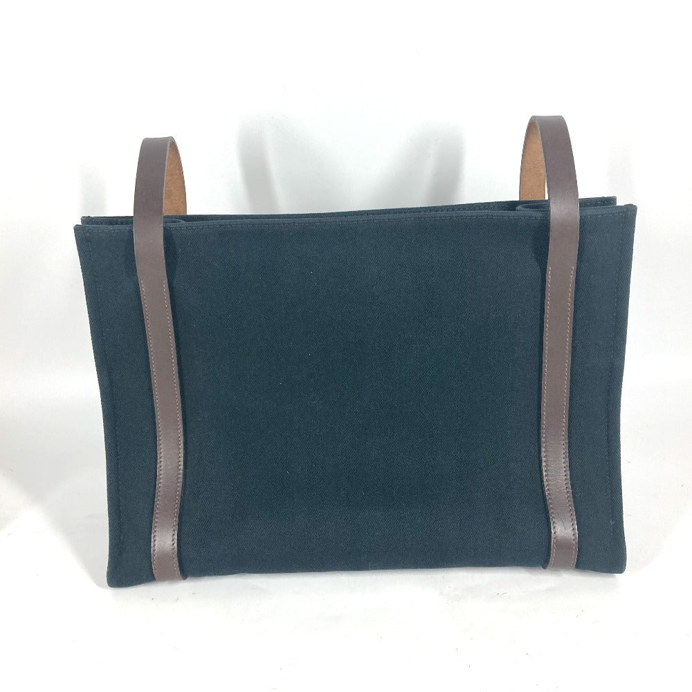 Hermes Tote Bag Cabaricol Unisex Unisex Canvas Black