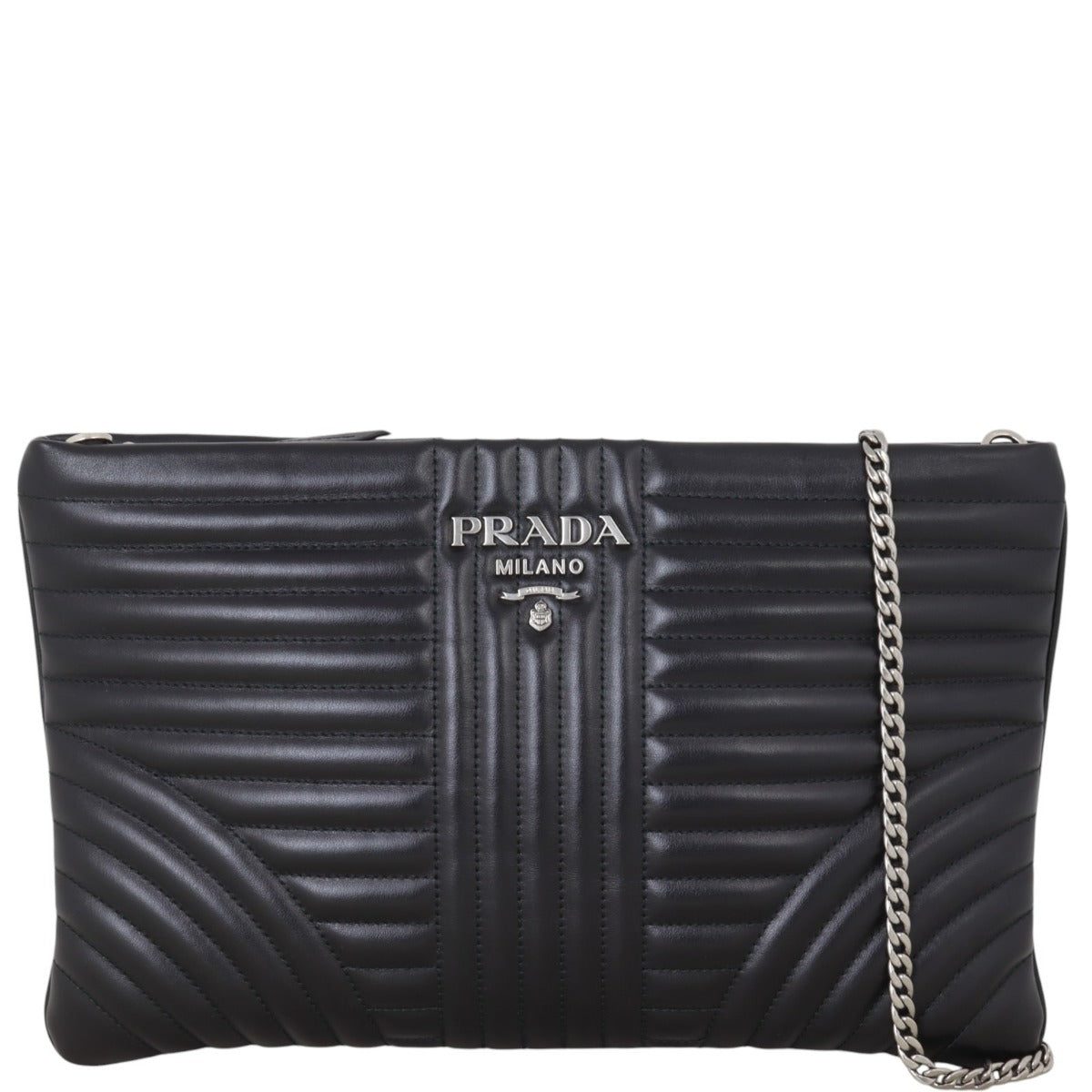 Prada Shoulder Bag Diagramme Clutch on Black Chain Clutch Bag