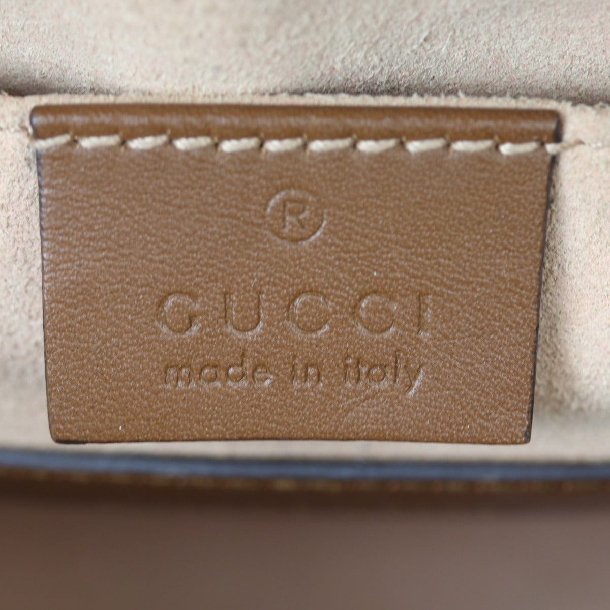 Gucci GG Supreme Embroidered Souvenir Bag