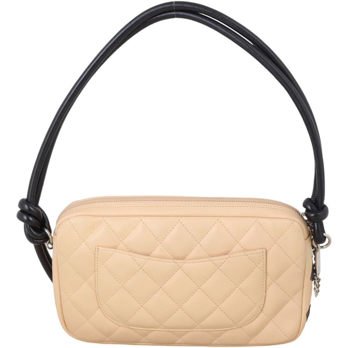 Chanel Ligne Cambon Pochette Quilted Brown Shoulder Bag