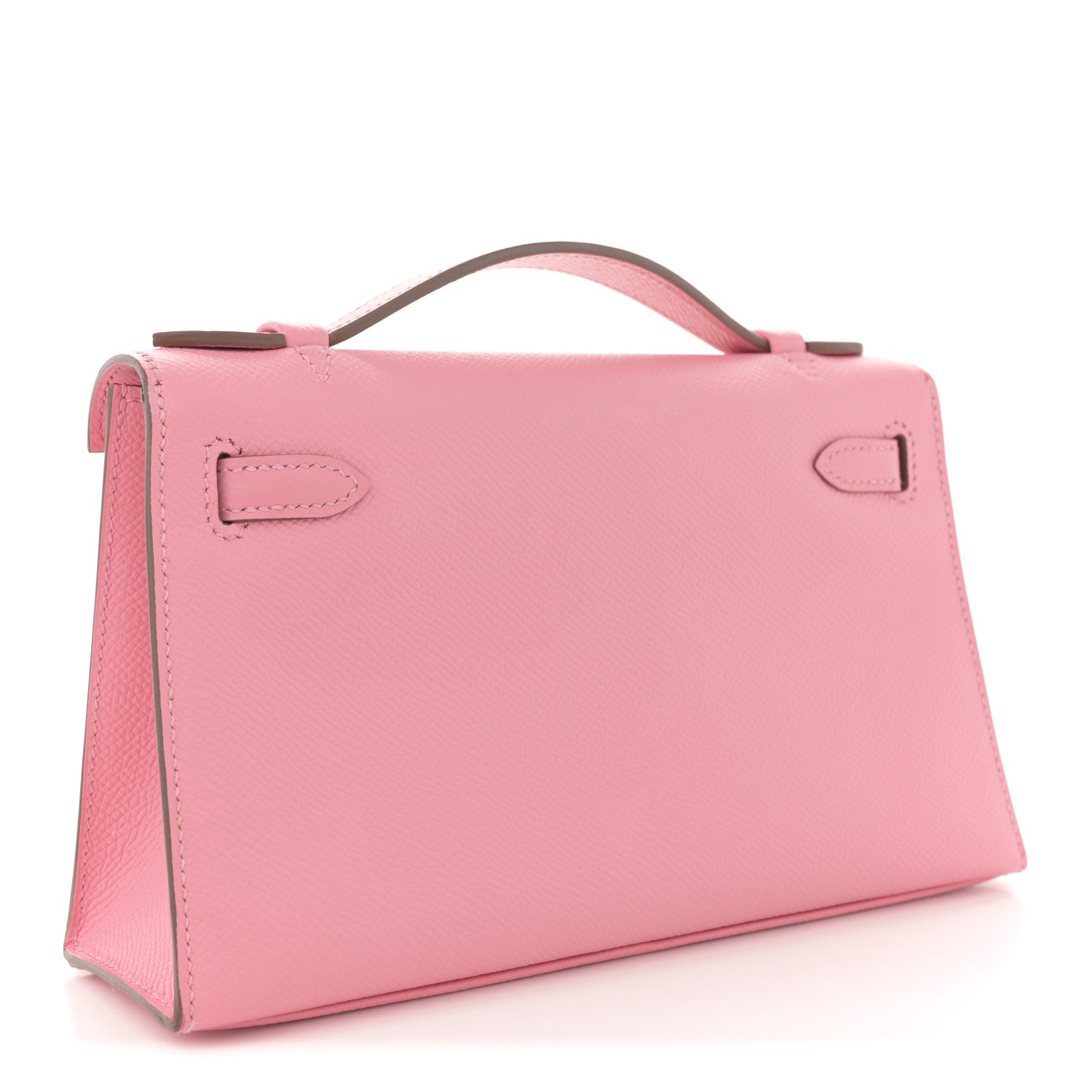 Hermes Epsom Kelly Pochette Clutch Rose Confetti Clutch Bag