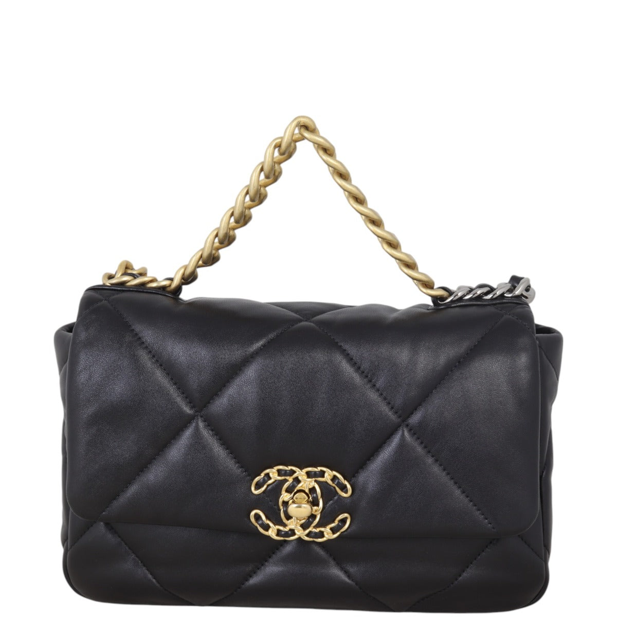 Chanel 19 Bag Black Medium Handbag
