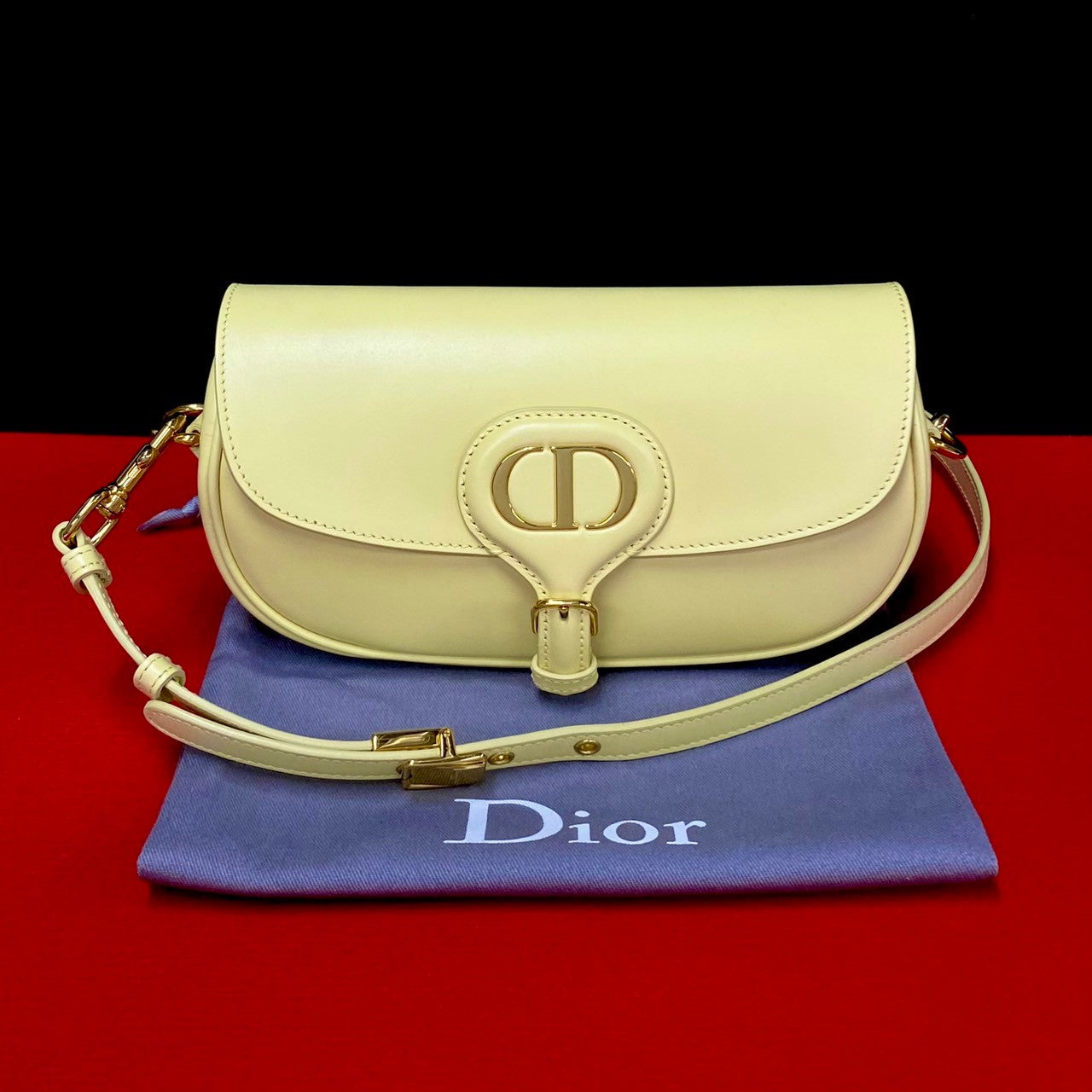 Dior Christian Bobby East West Box Calf Shoulder Bag