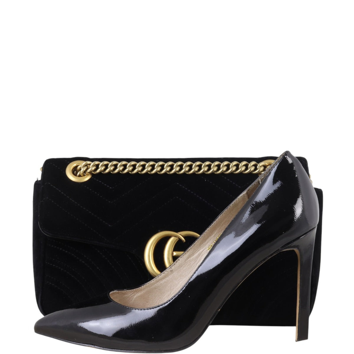 Gucci GG Marmont Velvet Small Shoulder Bag
